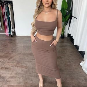 Two Piece Skirt Set